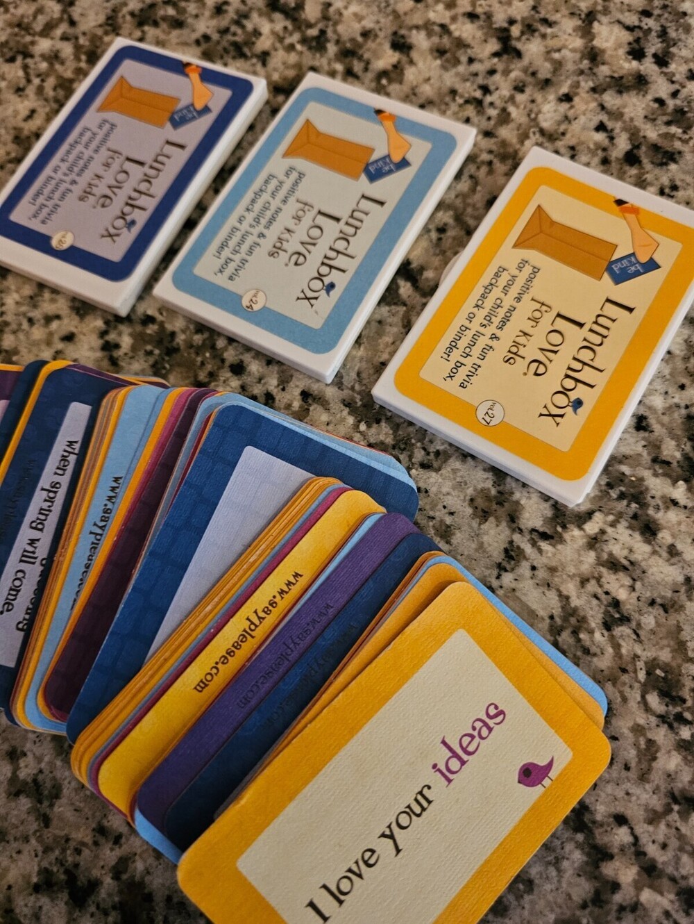 Lunchbox Love Notes for Kids Say Please lot of positive lunch notes fun trivia - Picture 2 of 3